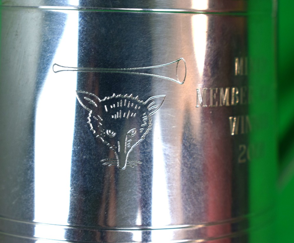 Myopia Hunt Club c2001 Silver Plate Cocktail Pitcher