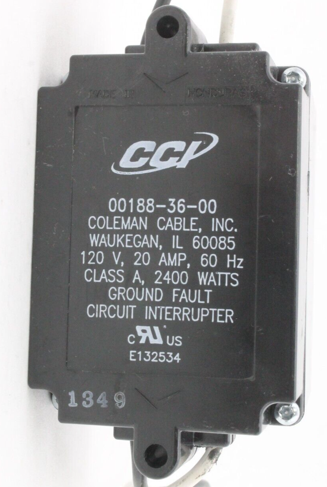 CCI 00188-36-00 Panel Mount GFCI