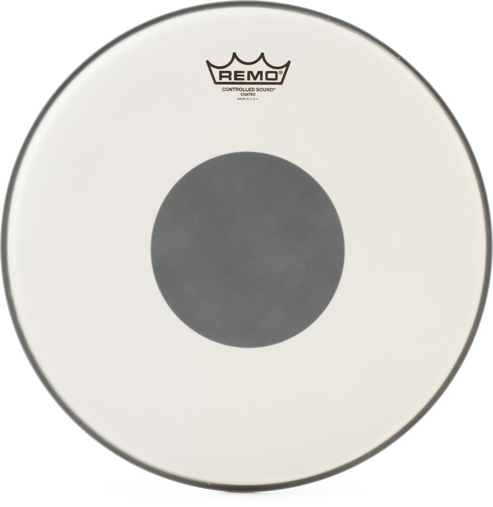 Remo Controlled Sound Coated Drumhead - 14" - with Black Dot