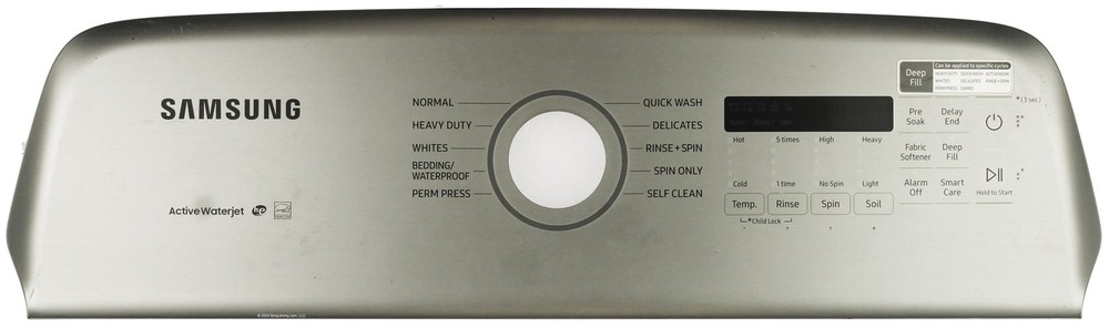 Samsung Washer DC64-03825C Control Panel Assembly