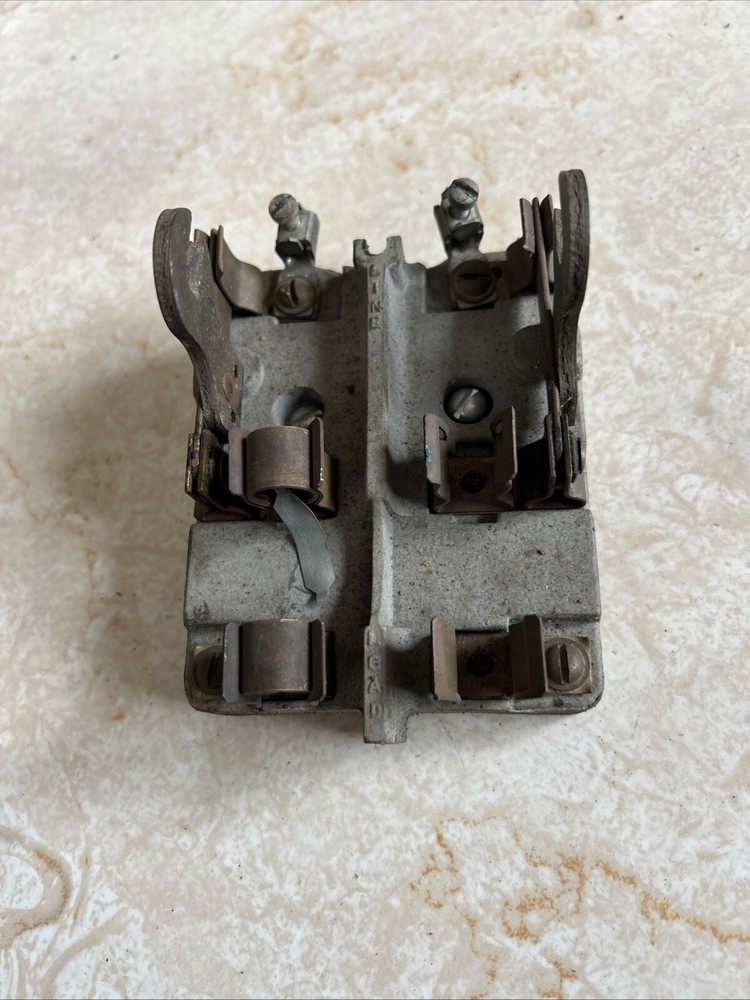 Antique Double Porcelain Line Knife Switch