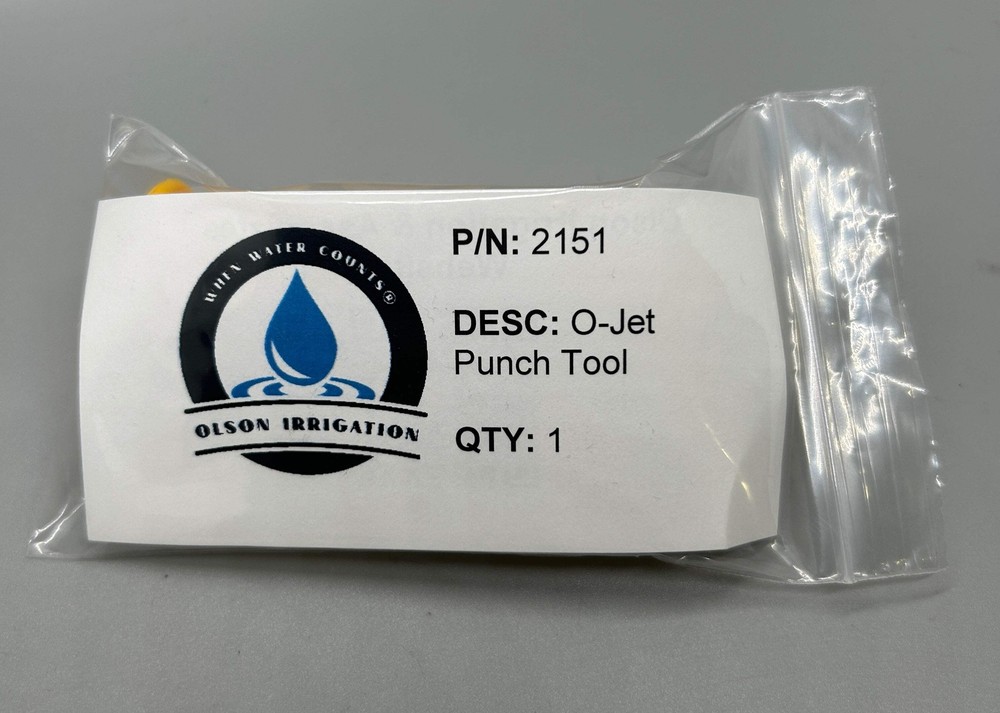 Olson Irrigation O-Jet Punch Tool .093 - Yellow