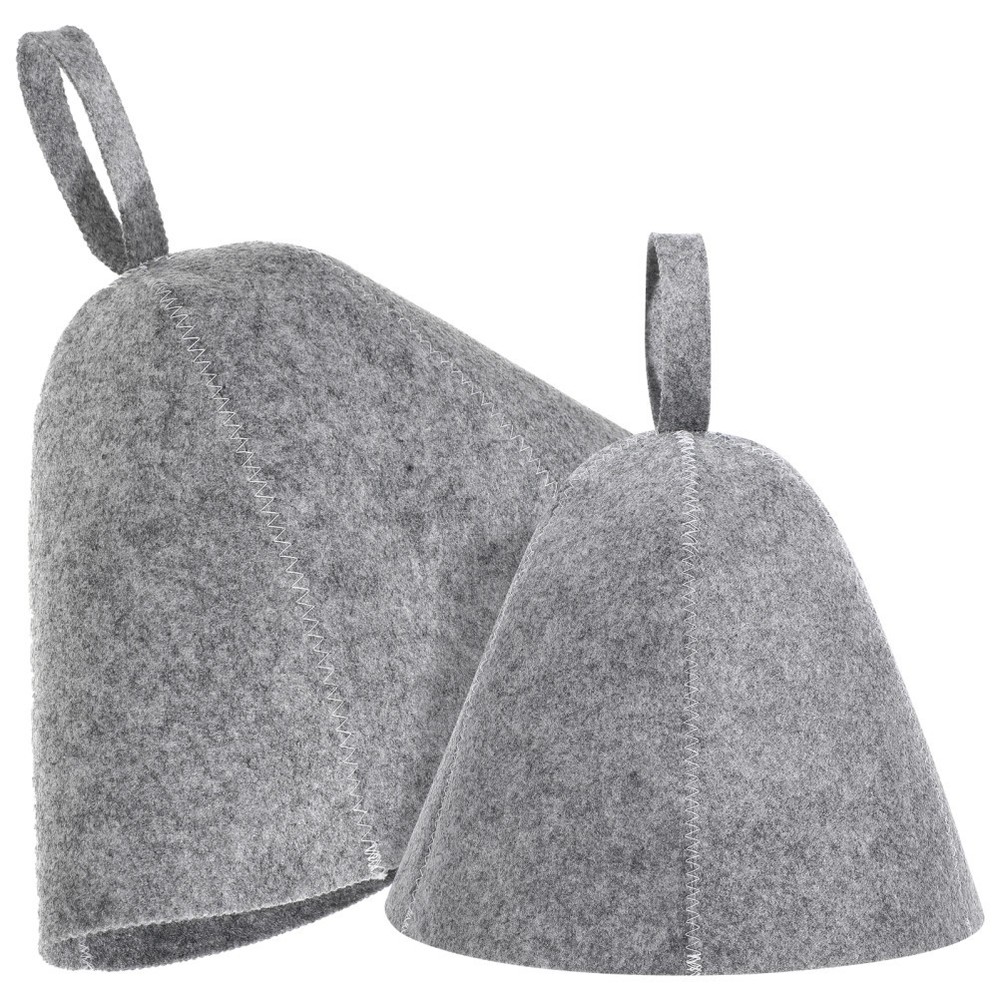 2pcs Reusable Sauna Hat Daily Use Sauna Cap Decorative Comfortable Shower Hat