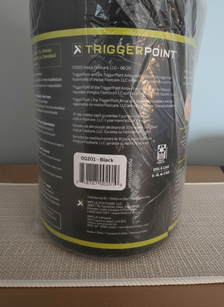 Trigger Point Performance TPT-GRDBW The Grid Black Foam Roller New Sealed