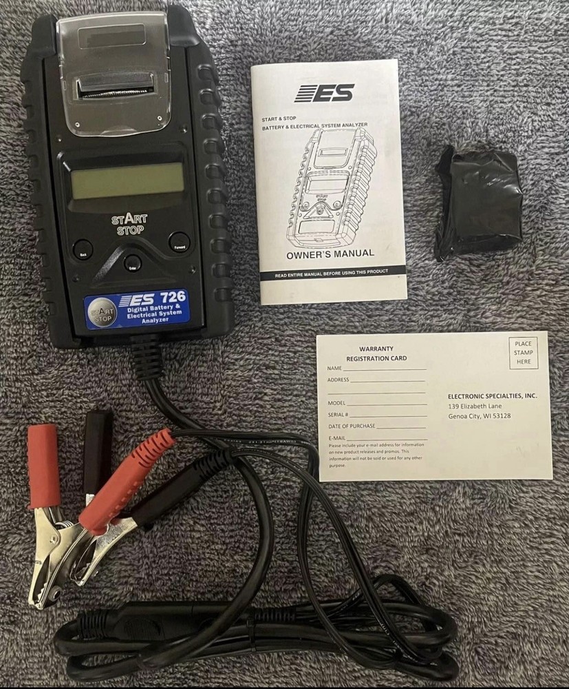 Electronic Specialties Digital Battery & Electrical System Analyzer - 726