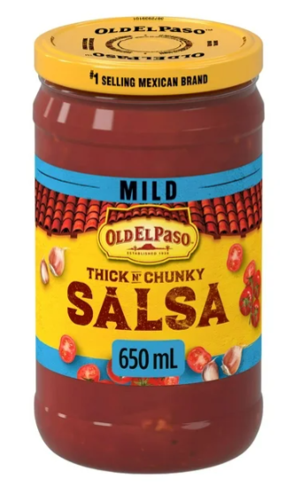 Old El Paso Thick n Chunky Mild Salsa, 650mL