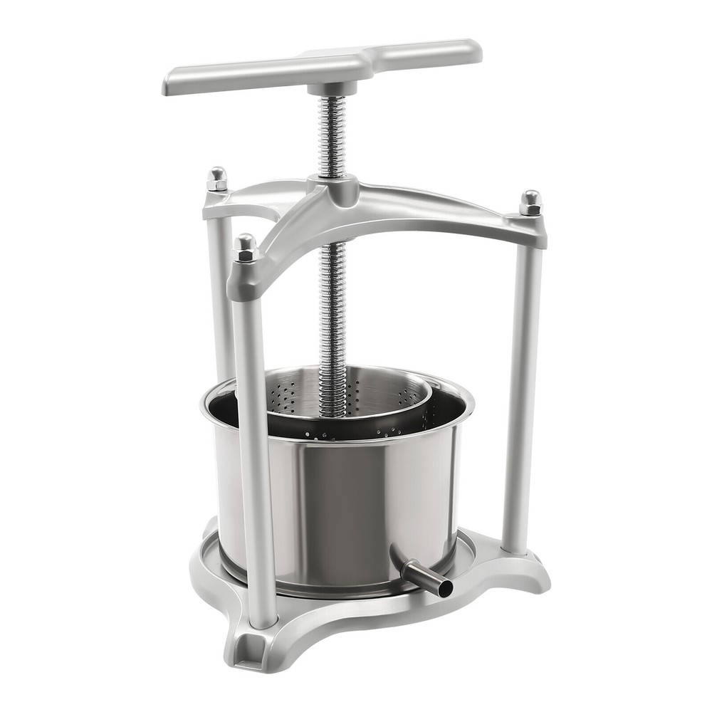 Stainless Steel Fruit Frame Press 6L Cheese Juice Wine Making Home Brew USA US！