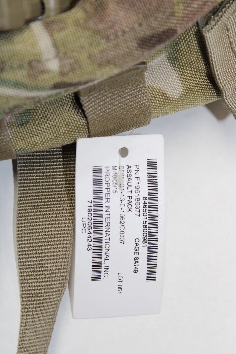 US Military Issue Multicam OCP Camo MOLLE II Assault Pack RuckSack Backpack D