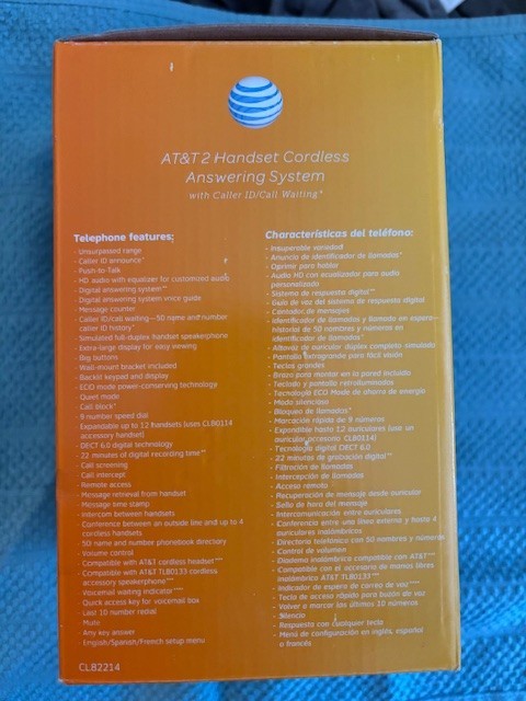AT&T Handset Cordless Answering System