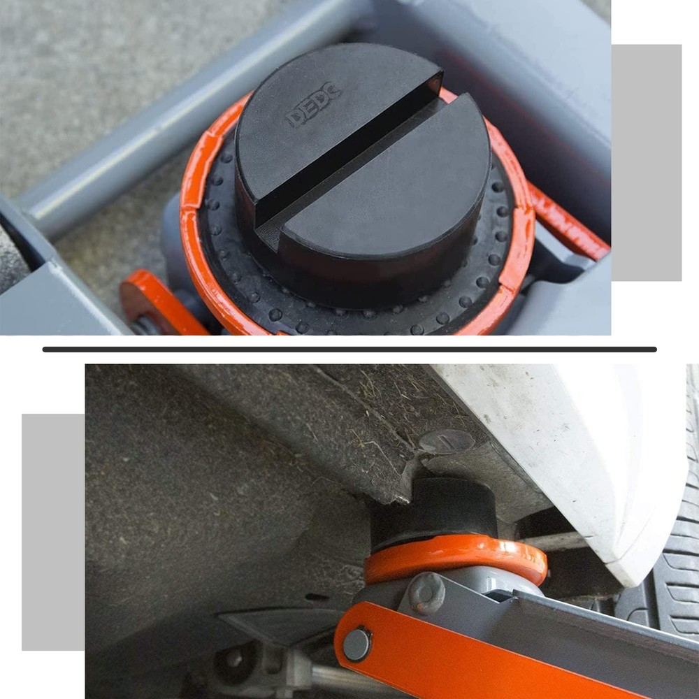 Universal Jack Stand Pad Adapter Pinch Weld Side Frame Rail Protector 2 Pack