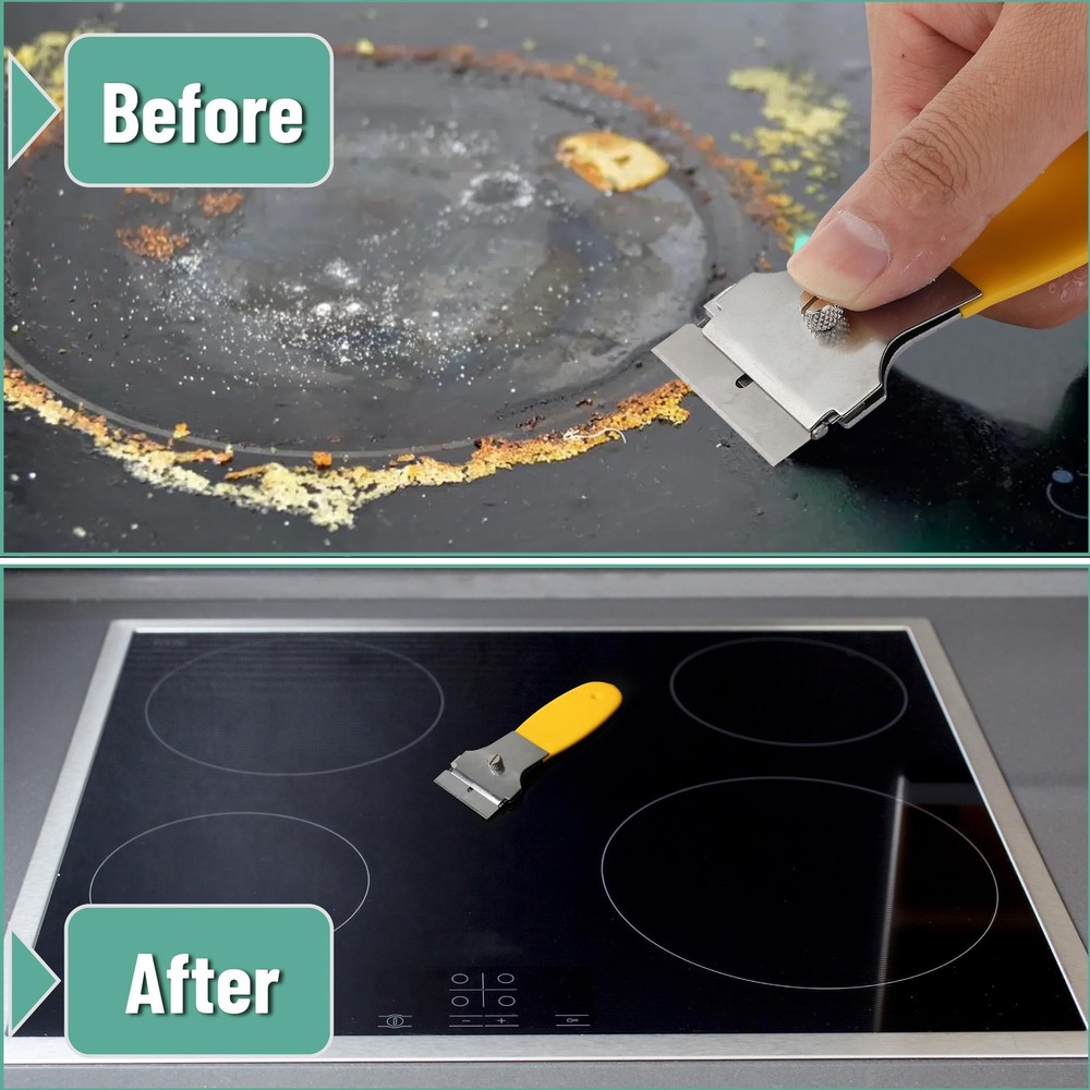 Bates- Razor Blade Scraper Set, 2 Pack, Yellow, Locking Set...