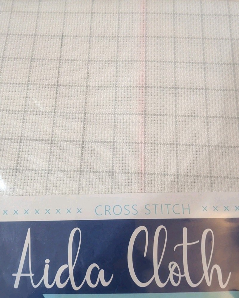 Fat Quarter 20ct Aida Cloth 18x21 White Easy-Count Needlework