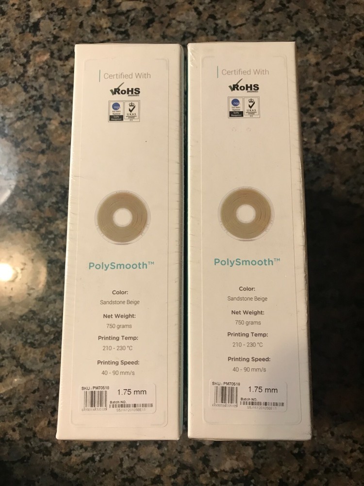 Polymaker PolySmooth, 1.75 mm, 750g,(Snow White)(Sandstone Beige)(Transparent)
