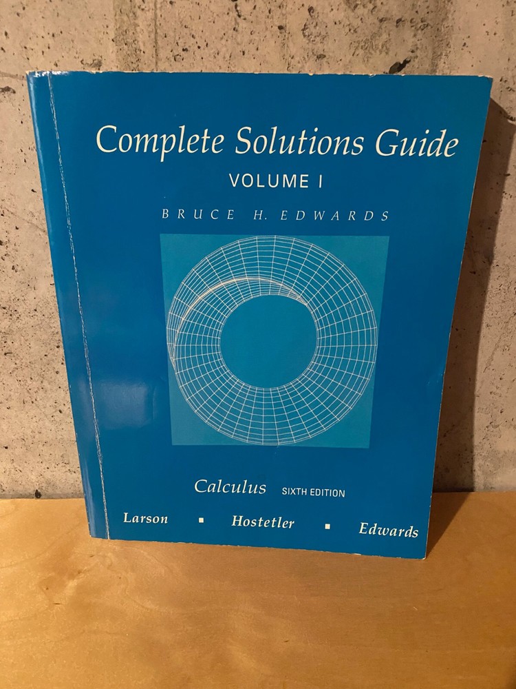 Calculus : Instructor's Solutions Guide by Bruce H. Edwards (Paperback)