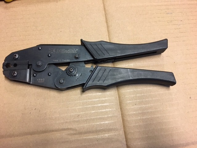 MilesTek coaxial cable crimpers and strippers, (3 different tools)