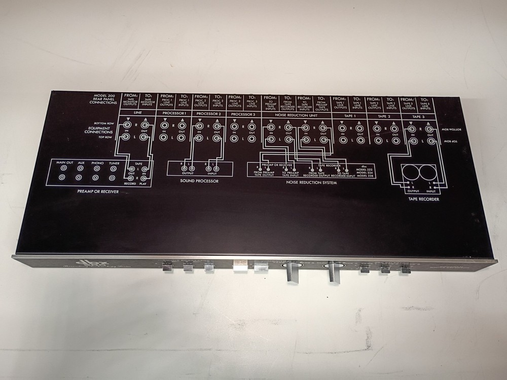 Untested Vintage DBX 200 Program Route Selector Recording Technology Series