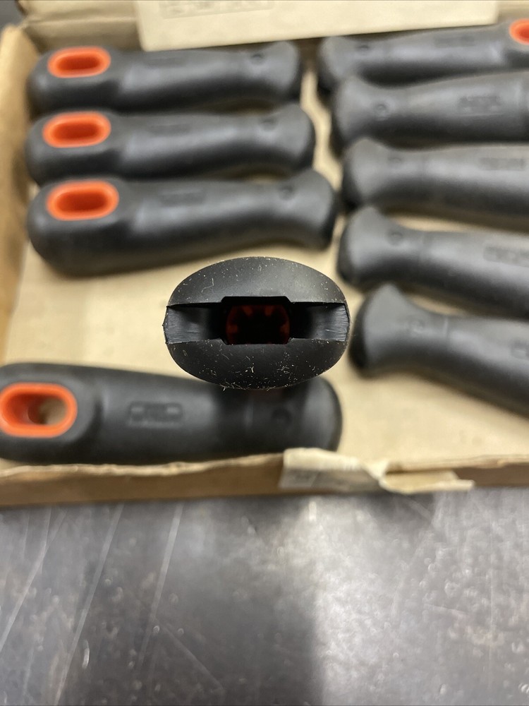 Box of 10 File Handle Bi-Molded Ergo for 12" & 14" Rectangular & Half-Round #13