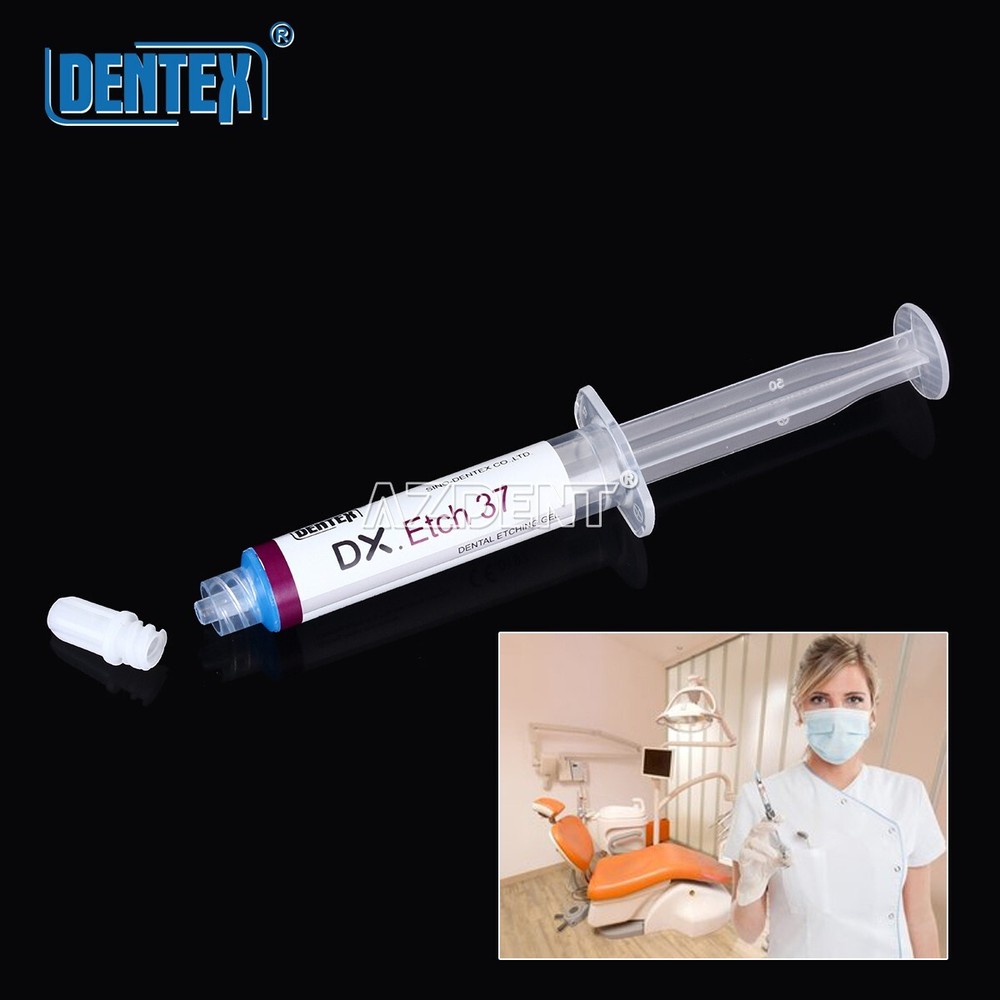 Dentex Dental Acid Etch Etching Gel 37% 5ml/syringe