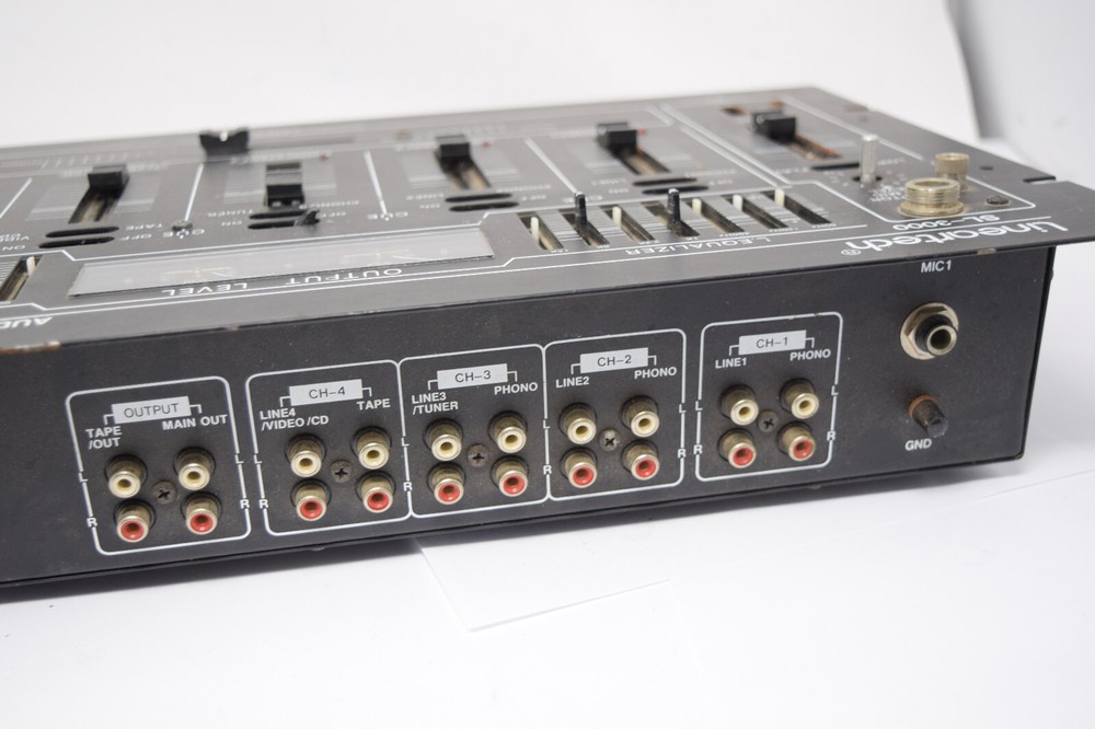 Lineartech SL-3000 Pre AMP Mixer Equalizer Works *READ