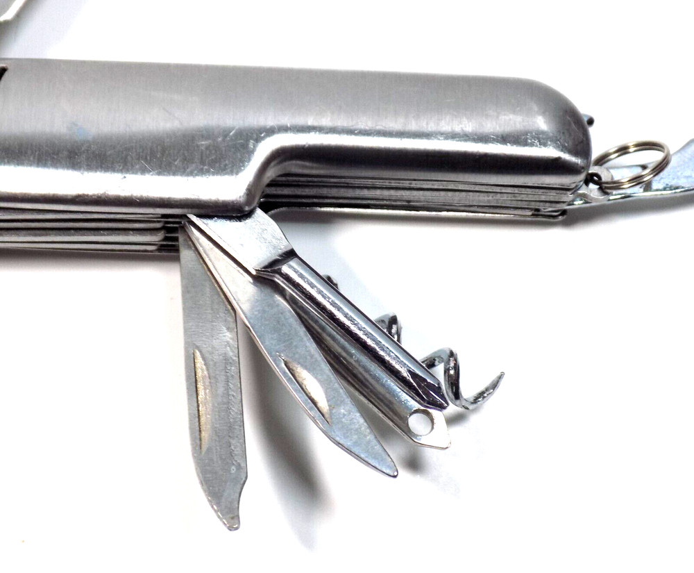 Multi- Function Pocket Knife Stainless Steel 11 features in 1 Sartego