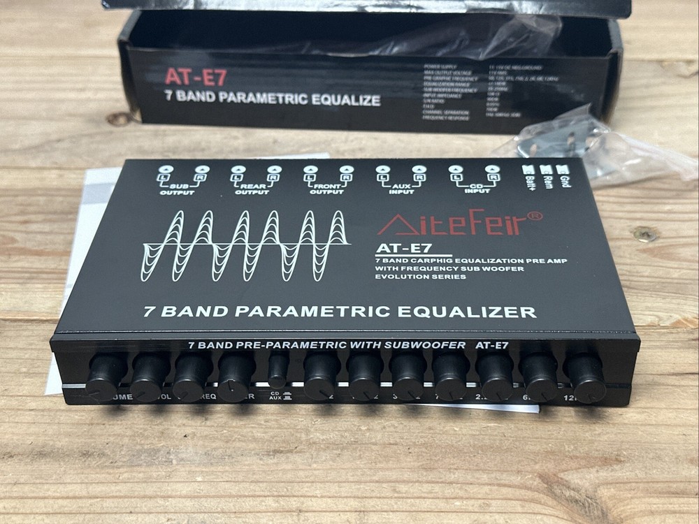 Aitefeir AT-E7 7 Band Parametric Equalizer NEW