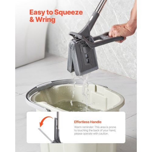 Sponge Mop HighDensity PU Sponge Mop with 1 Pcs Sponge Mop Replacement