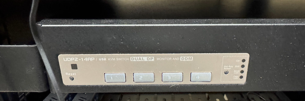 ConnectPro DisplayPort 1.4 KVM for 2 Monitors + 4 Computers (UDP2-14AP)