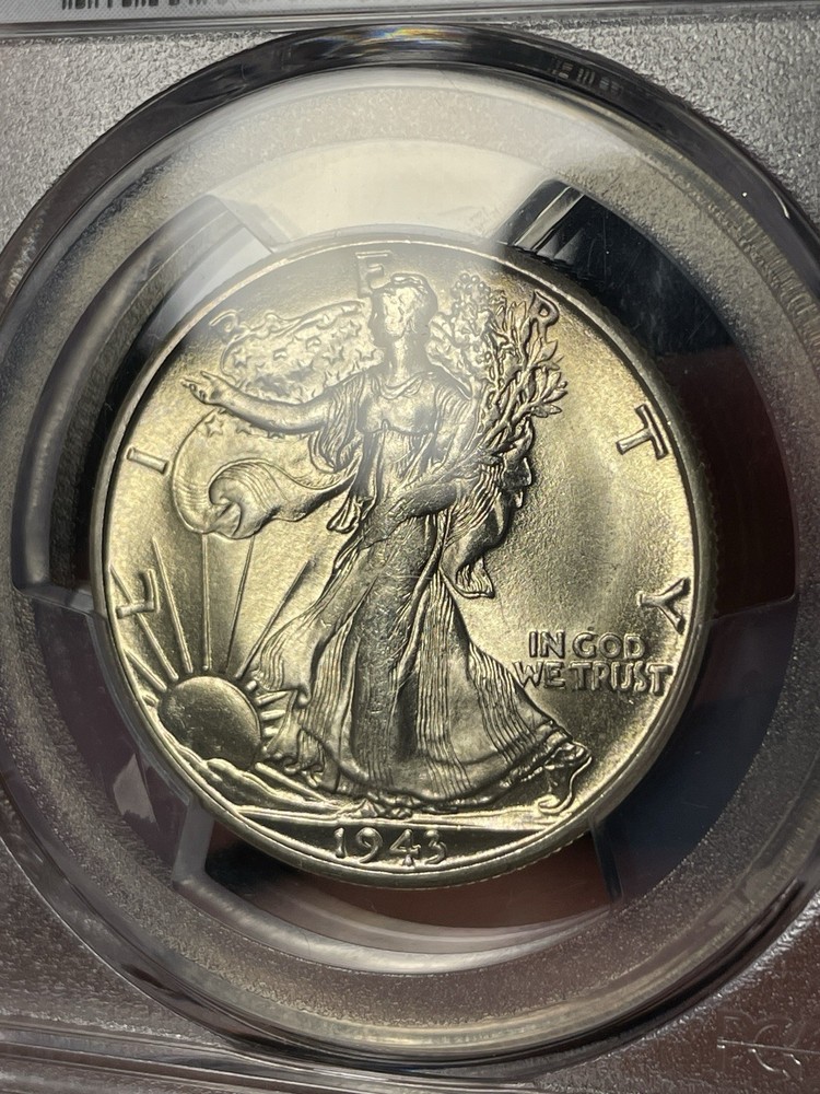 1943-S PCGS MS66 CAC Walking Liberty Half Dollar