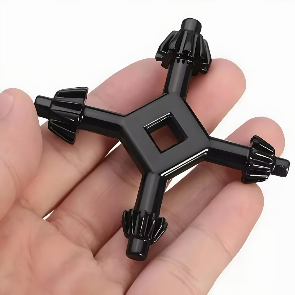 4 Way Drill Press Chuck Key Size 3/8" 1/2" Chucks Universal Combination Hand US