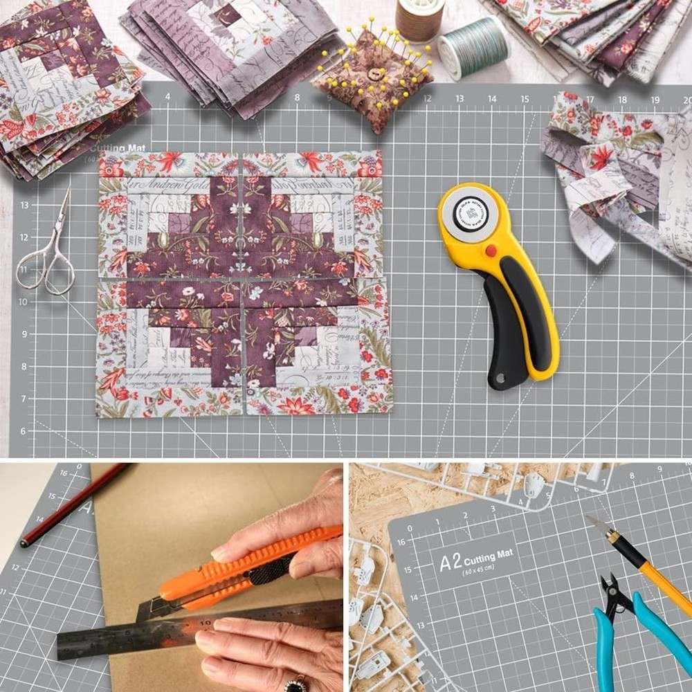 Self-Healing 18x24” Double-Sided Cutting Mat - Suitable for All Crafting Needs