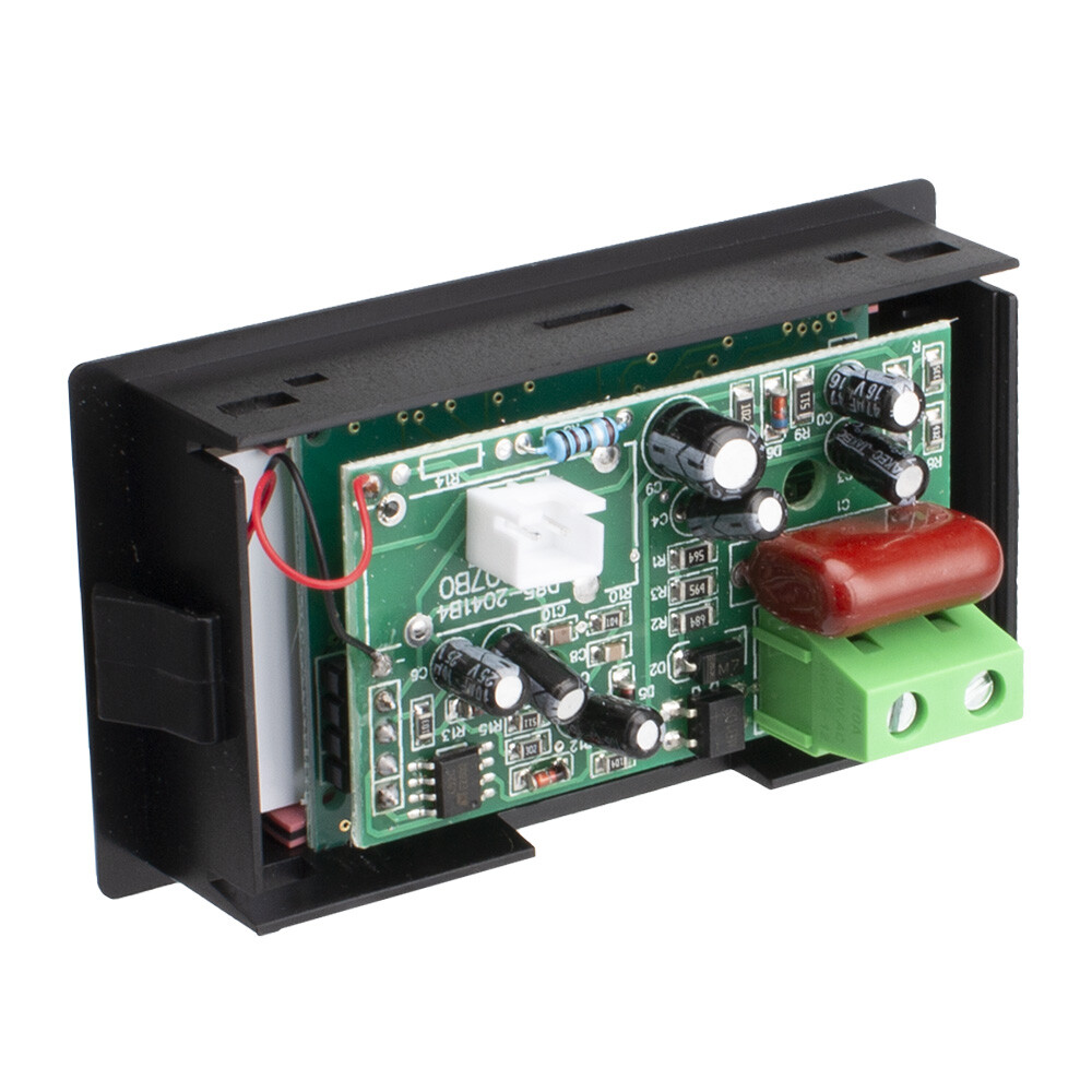 Dual Display LCD Digital AC80-300V 100A Amp Voltage Panel Meter White/Black