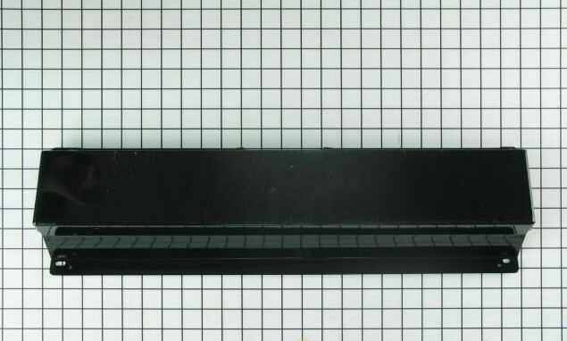 GE Dishwasher Bottom Panel Toe Kick Plate BLACK - Fits MANY Models (2 pc. SET)