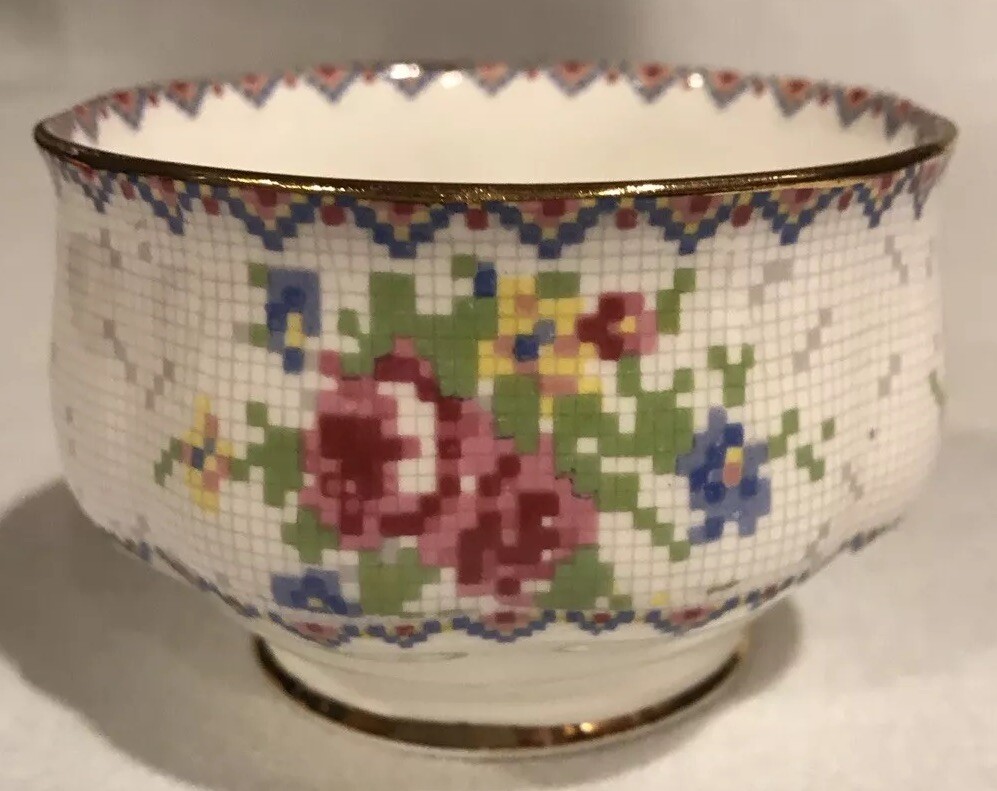 Royal Albert Petit Point Small Open Sugar Bowl