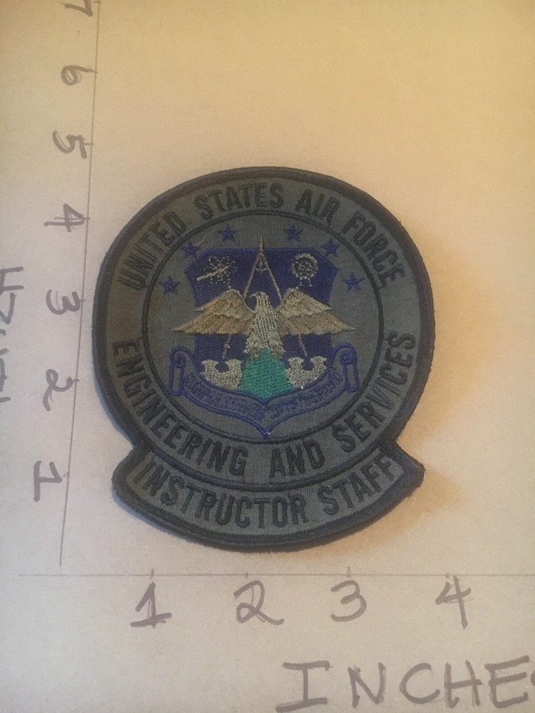 USAF Engineering & Services Instructor Staff Squadron subdued patch 5/30/25