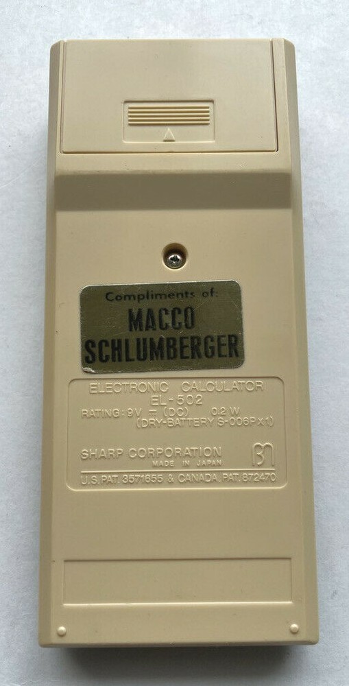 Vintage Sharp Elsi Mate EL-502 Calculator