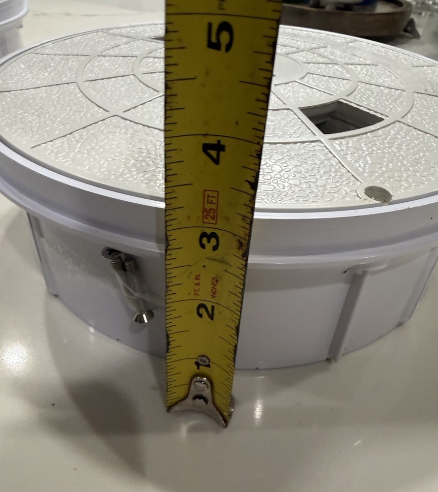 PENTAIR Bermuda Skimmer Lid & Deck Ring, white, 526254