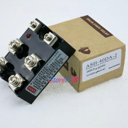 1 Pc. New ASH-40DA-2 Solid State Relay DC-AC 3-32VDC