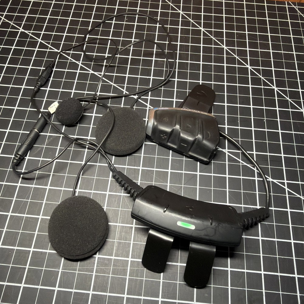 Cardo Packtalk Slim Motorcycle Bluetooth Communication System Headset