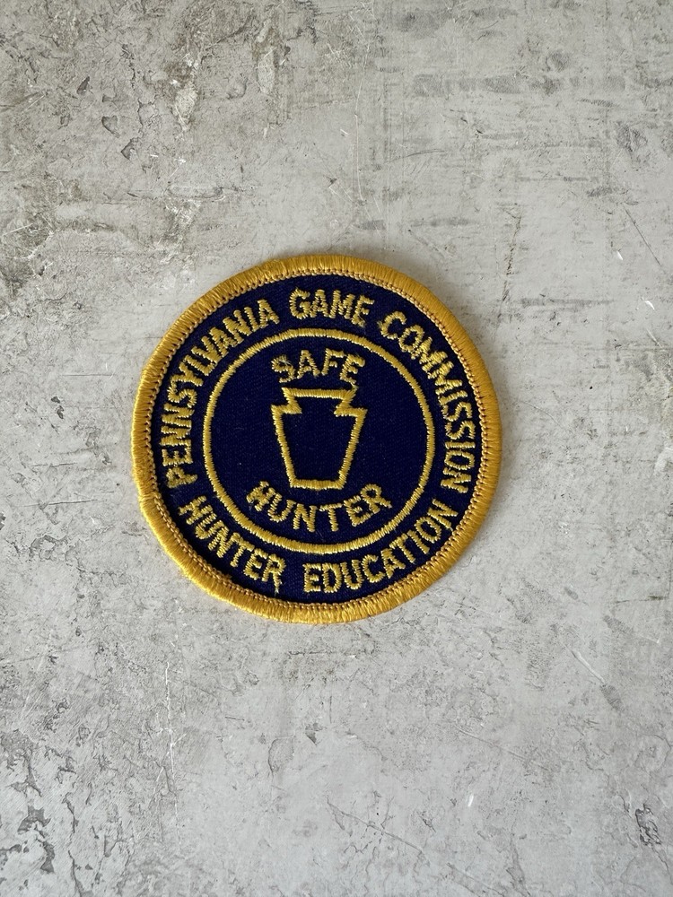 Vintage Pennsylvania Game Commission Hunter Education Safe Hunter Patch New
