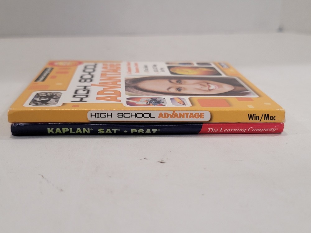 Kaplan SAT & PSAT Test Prep & High School Advantage PC CD-ROMs 📀 Learning Compa