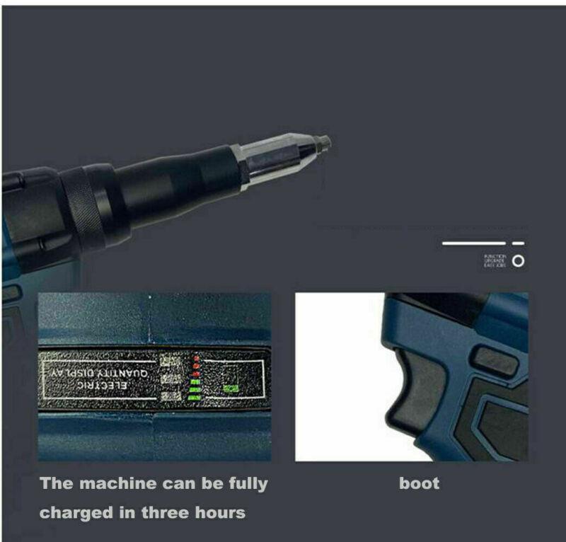 Electric Automatic Pneumatic Riveter Rivnut Nutsert Gun Rivet Nut Tool