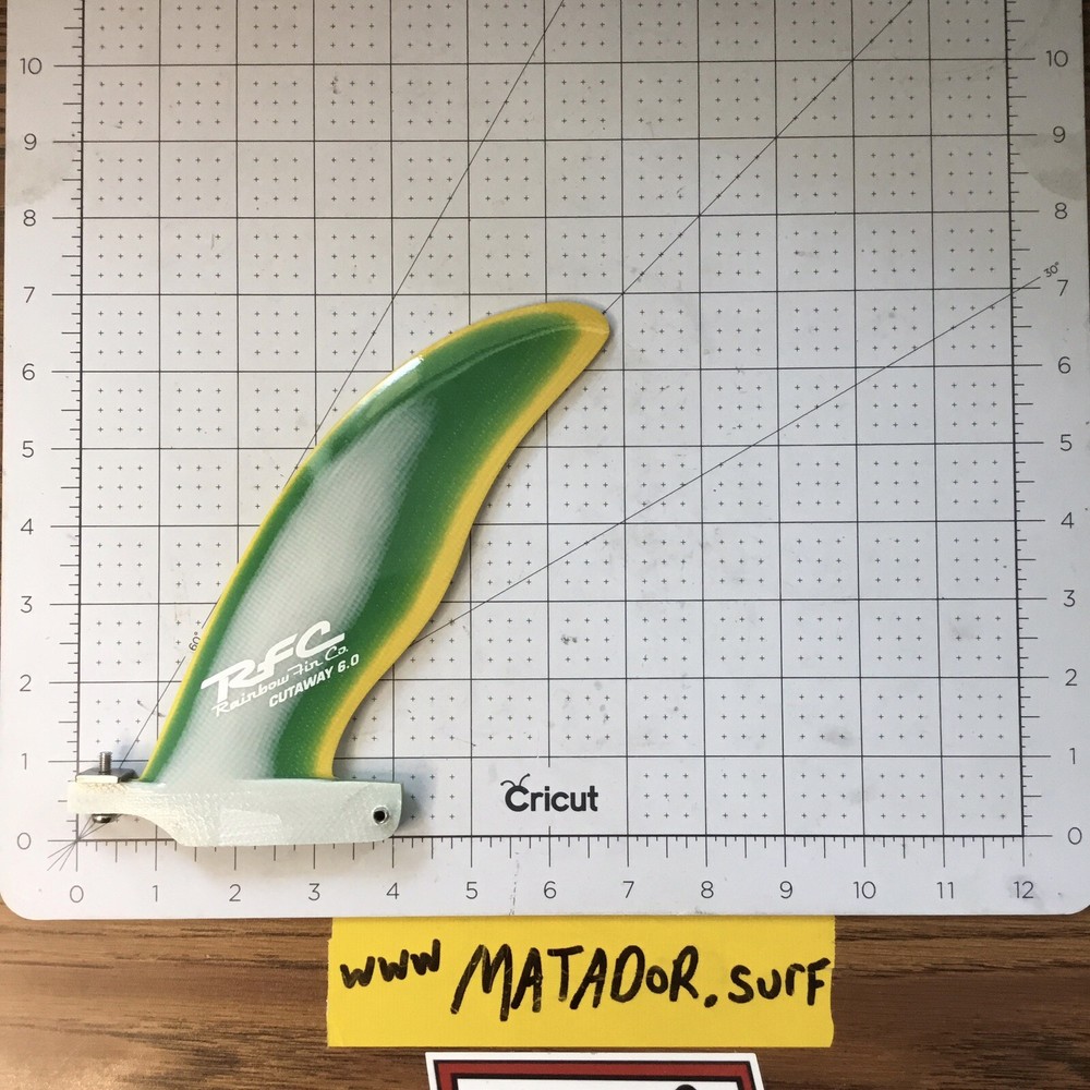 RFC Cutaway Mini 6” Surfboard Fin Surfing Surf