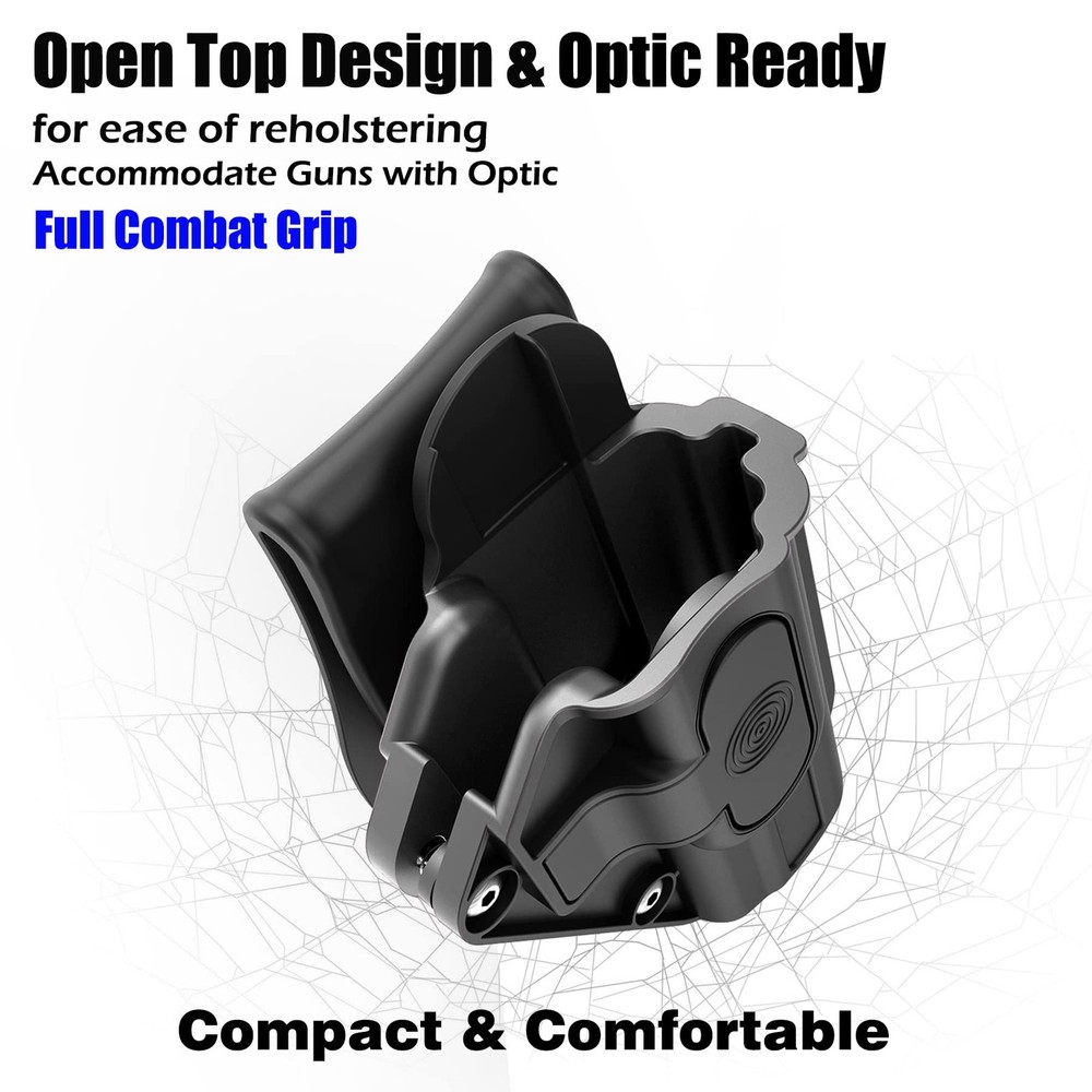 Hellcat Pro OWB Paddle Holster for Springfield Hellcat, OSP, RDP - Right Hand