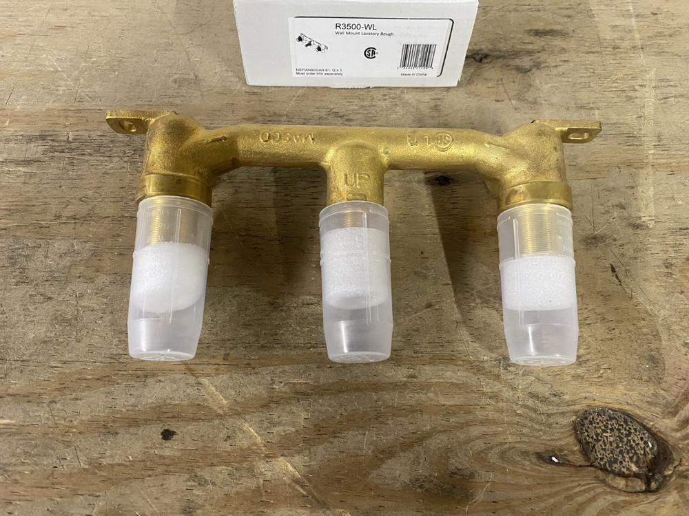 Delta R3500-WL Two Handle Wall Mount Rough-In