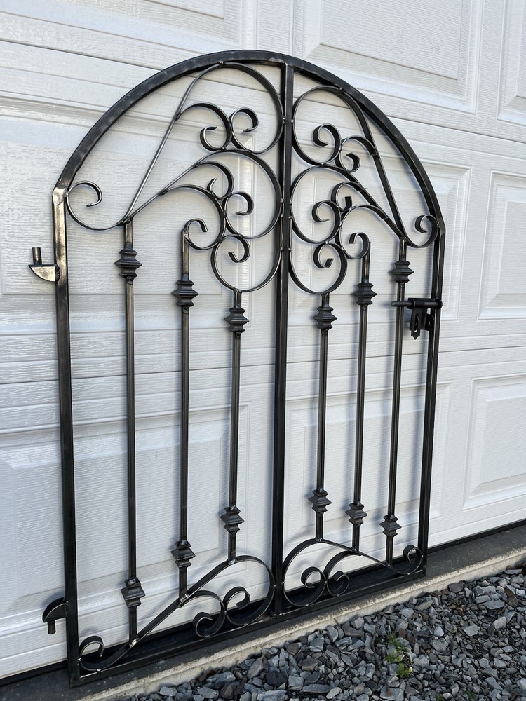 Decorative Metal Scroll Garden Gate