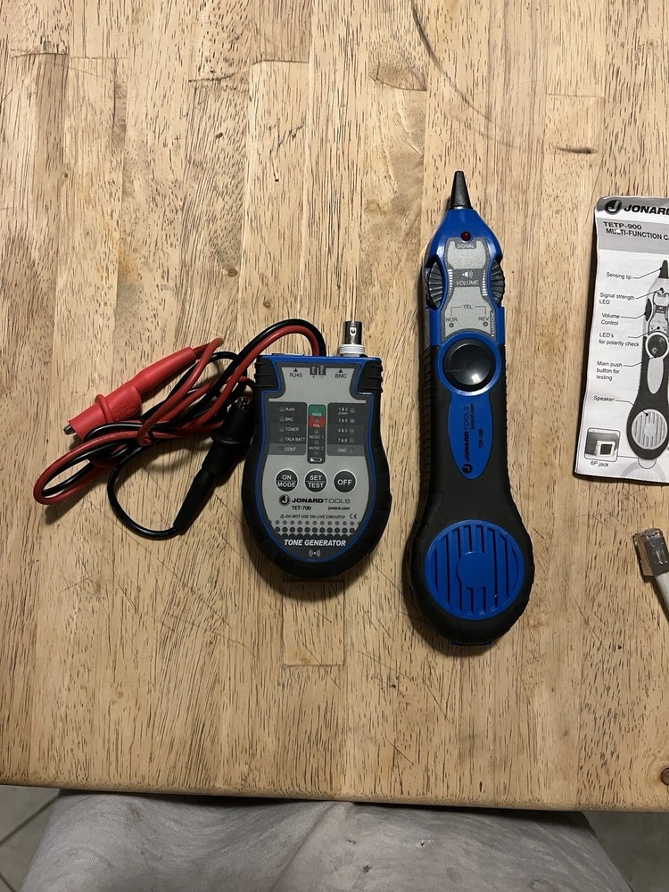 Jonard Tools Tetp-900 Cable Tone Tester Kit