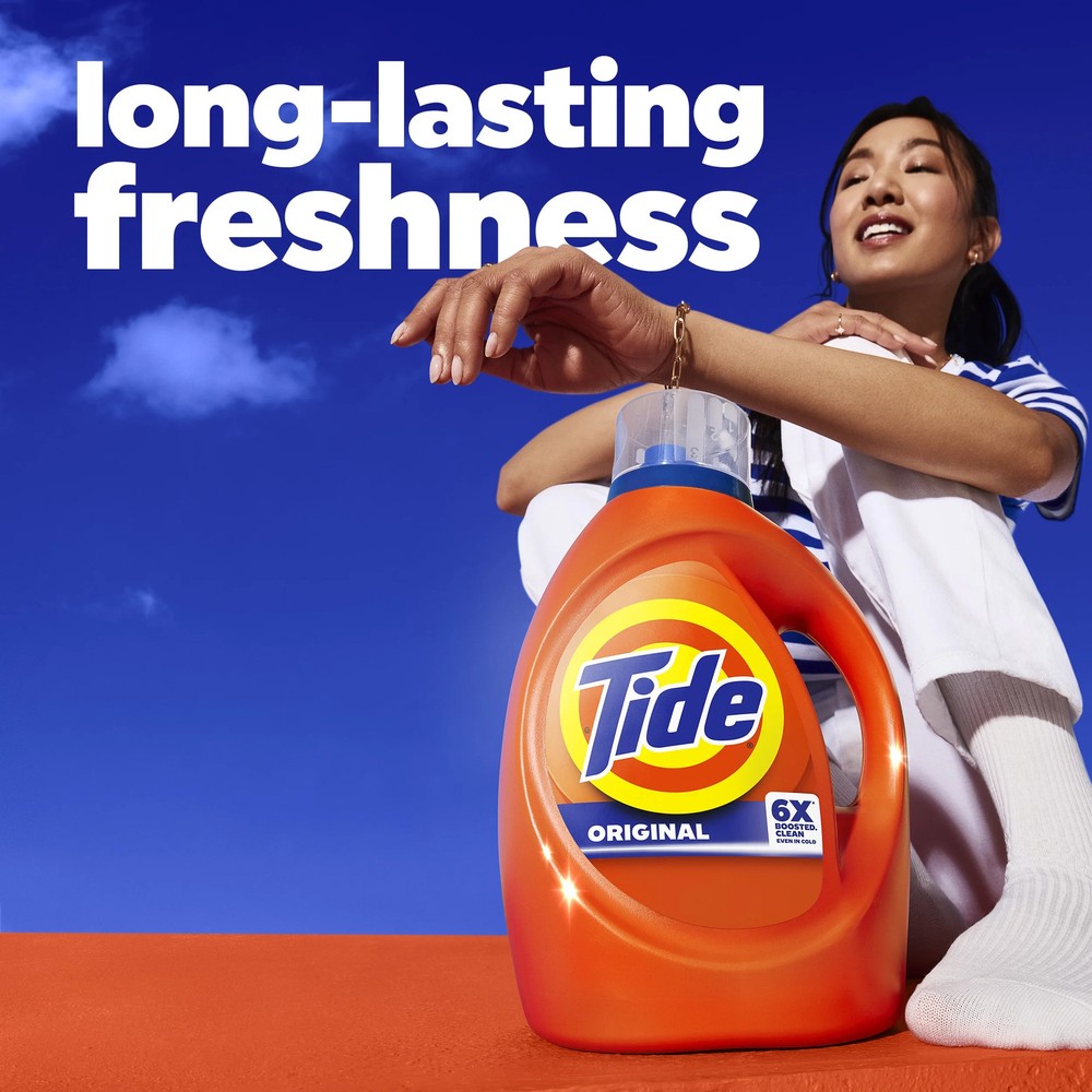 Laundry Detergent Liquid Boosted Cleaning Power Original Scent
