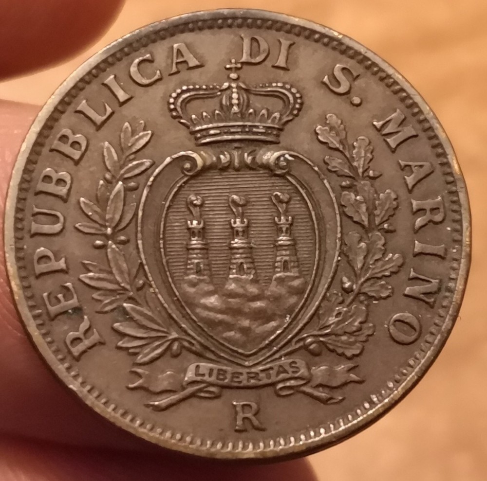 10 Centesimi 1937, San Marino, Ref. 3828