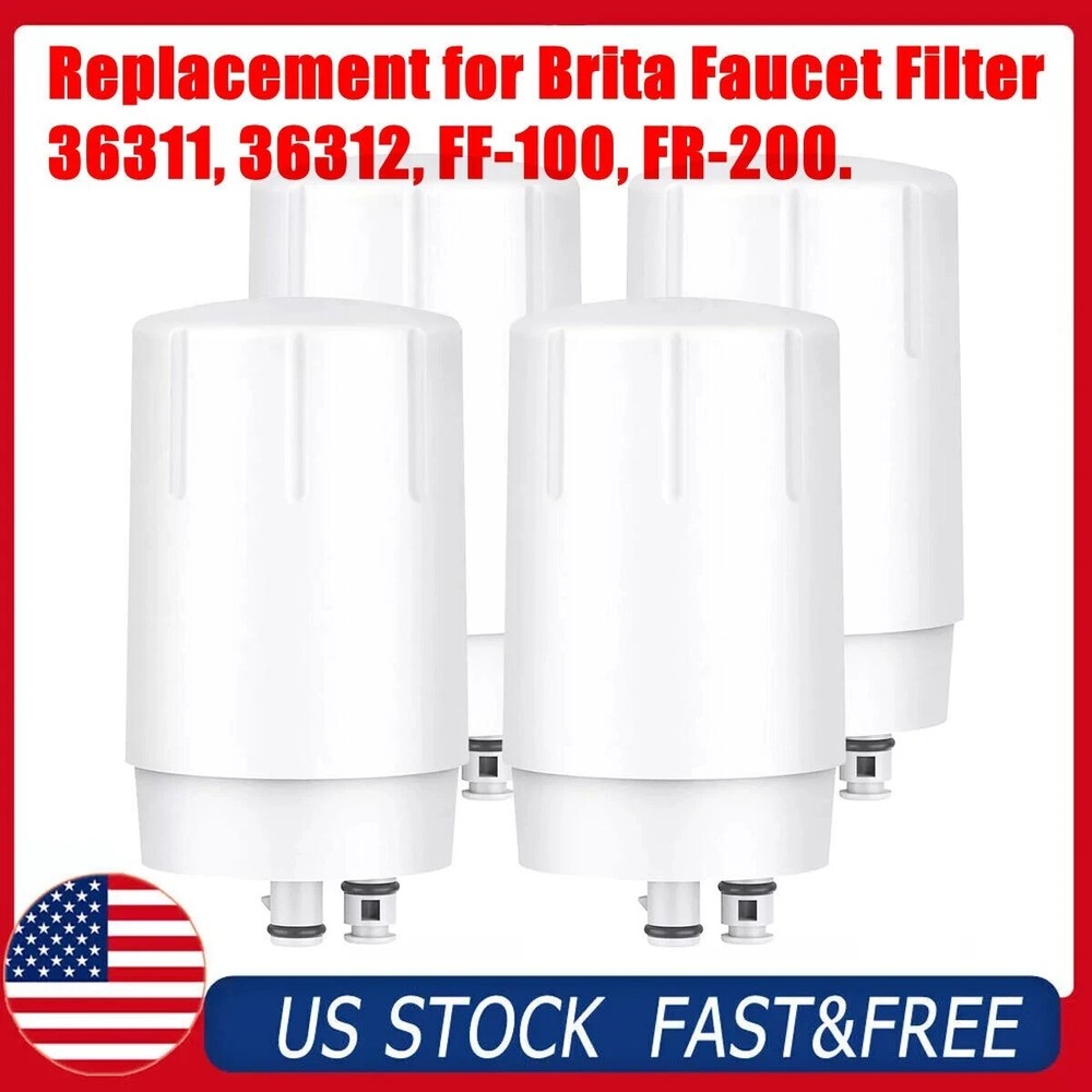 4x Replacement For Brita Faucet Filter Brita 36311 36312 FF-100 FR-200 #US STOCK
