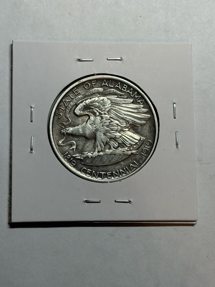 1921 Alabama 2x2 Commemorative Half Dollar Tough Commem